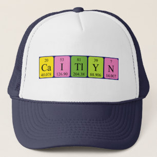 Caitlyn periodic table name hat