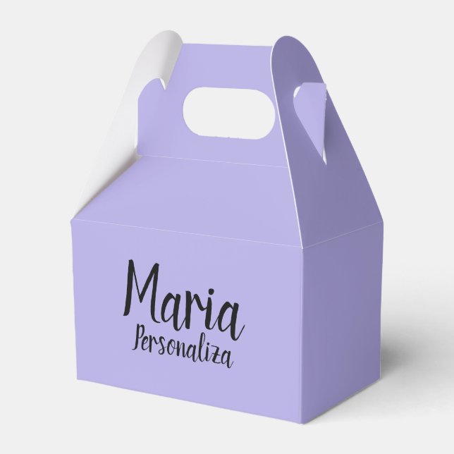 caja de recuerdo PERSONALIZADA Favour Box (Front Side)