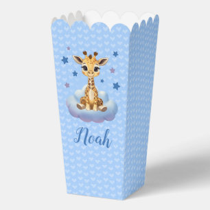 Caja de regalo customizable baby giraffe favour box