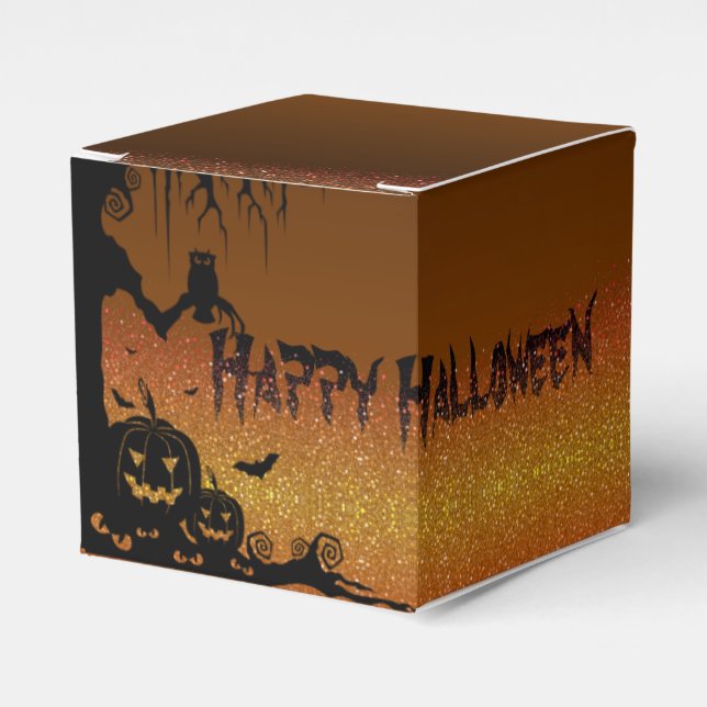 Caja de regalo para halloween favour box (Front Side)