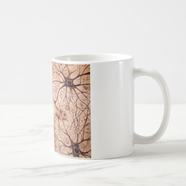 Cajal's Neurons 3 Coffee Mug (Right)