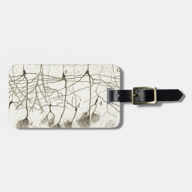 Cajal's Neurons 8 Luggage Tag (Front Horizontal)