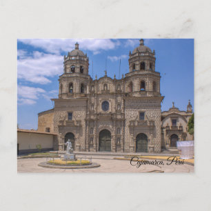 Cajamarca, Perú, Iglesia San Francisco Postcard