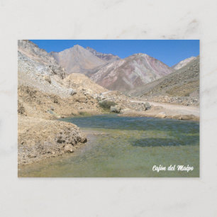 Cajón del Maipo, Chile Postcard