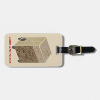 Cajon Drum Personalised Luggage Tag