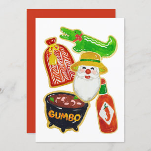 Cajun Christmas Cookies Invitations