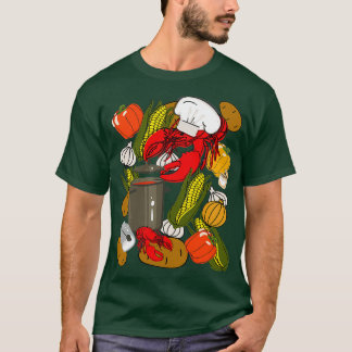 Cajun Cooking Crawfish Gumbo Louisiana T-Shirt