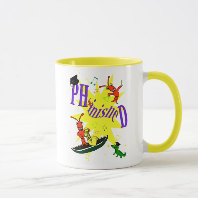 Cajun Crawfish PH.d. "Phinished" Mug (Right)
