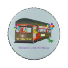 Cajun Crawfish Streetcar Birthday on Blue