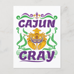 Cajun Cray Crawfish Boil Louisiana New Orleans Postcard