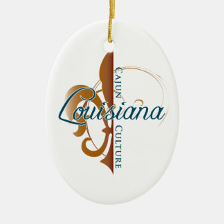 Cajun culture ceramic ornament
