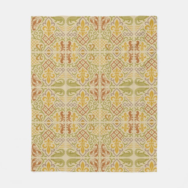 Cajun Culture Fleece Blanket (Front)