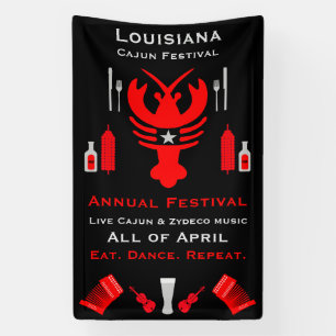 Cajun Festival Promotion Banner
