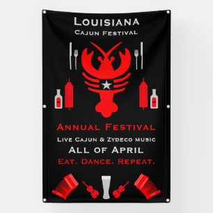 Cajun Festival Promotion Banner