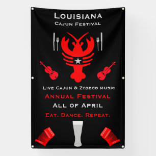 Cajun Festival Promotion Banner
