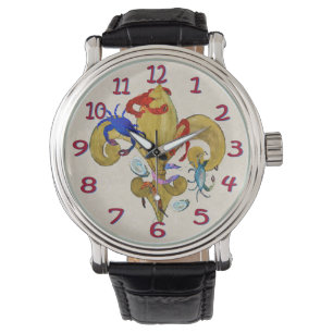Cajun fleur de lis men's watch