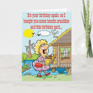 Cajun Greetings Card