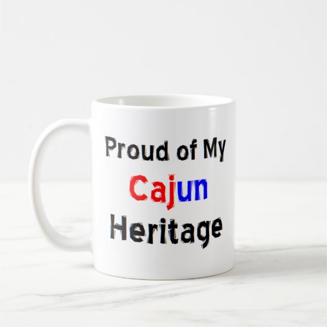 cajun heritage coffee mug (Left)