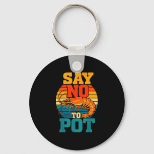 Cajun humour seafood lover boil shrimps key ring