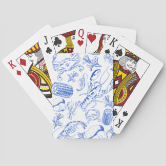Cajun Seafood Boil – Southern Coastal Food Art Playing Cards