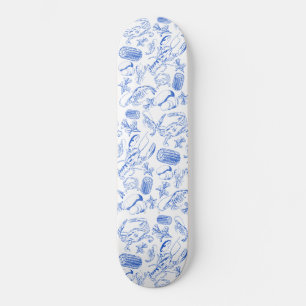 Cajun Seafood Boil – Southern Coastal Food Art Skateboard