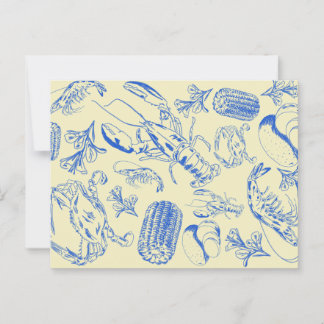 Cajun Seafood Boil – Southern Coastal Food Postcar Postcard