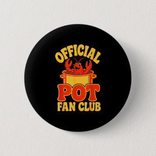 Cajun seafood festival funny crawfish boil 6 cm round badge