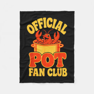 Cajun seafood festival funny crawfish boil  fleece blanket