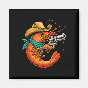 Cajun seafood funny shrimp  magnet
