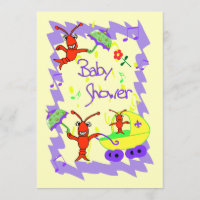 Cajun Themed Baby Shower Invitation