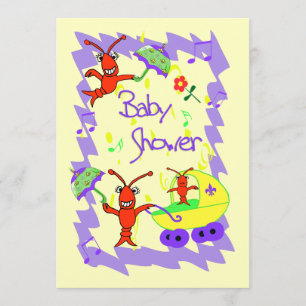 Cajun Themed Baby Shower Invitation