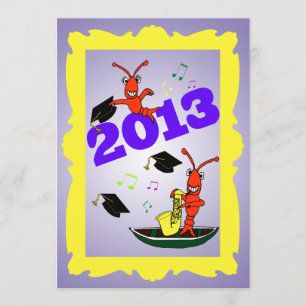 Cajun Themed Graduation 2013  Party Invitation