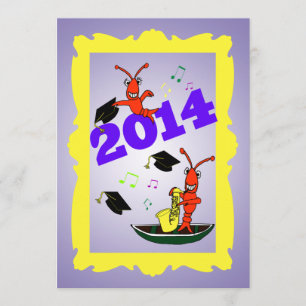 Cajun Themed Graduation 2014 Party Invitation