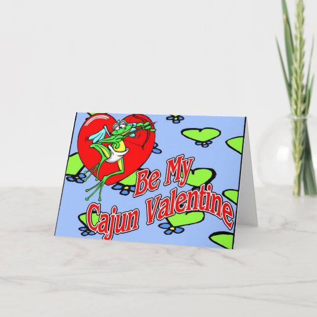 Cajun Valentine Holiday Card (Front)