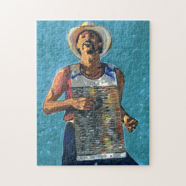 Cajun Zydeco Music Jigsaw Puzzle (Vertical)
