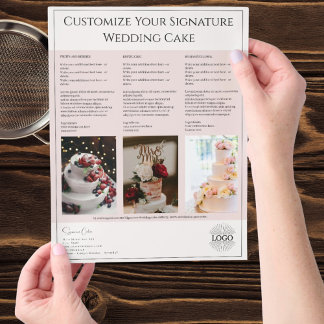 Cake Advertising Flyer