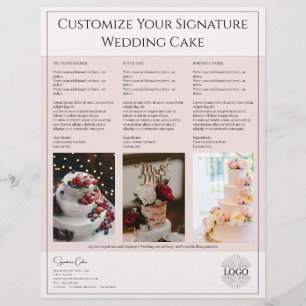 Cake Advertising Flyer