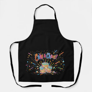 Cake and Chaos Birthday Celebration Apron