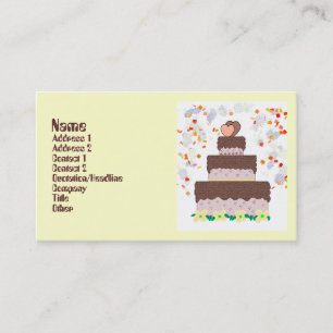 Cake Baker's Business Card