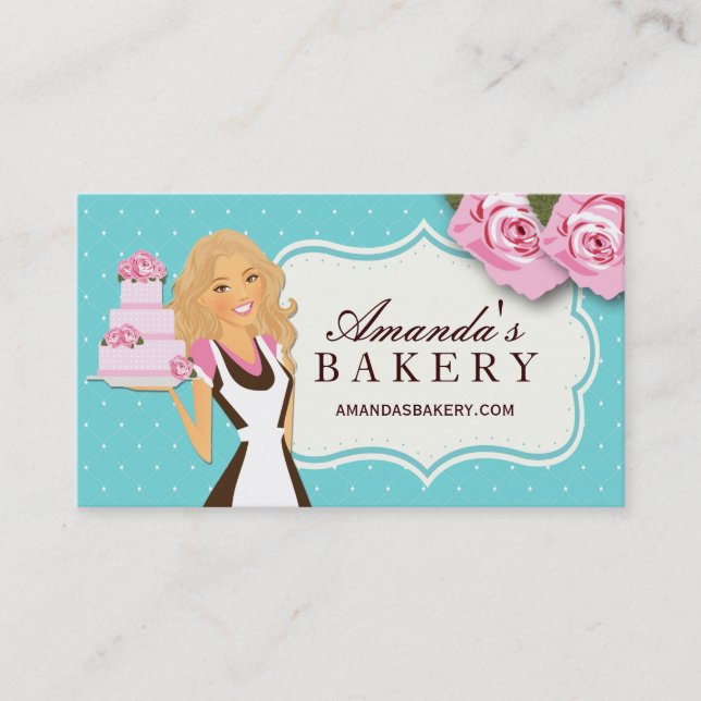 Cake Bakery Business Cards (Front)