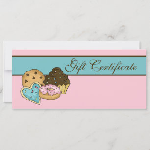 Cake Bakery Gift Certificate