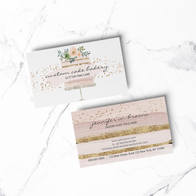 Cake Bakery Pastry Patisserie Business Card (Cake Bakery Pastry Patisserie Business Card)
