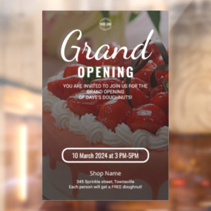 Cake Bakery Shop Business Grand Opening