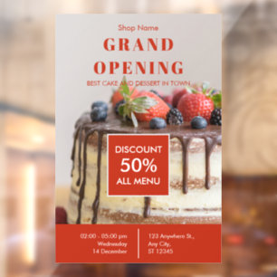 Cake Bakery Small Business Grand Opening