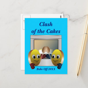 Cake Baking Contest Postcard