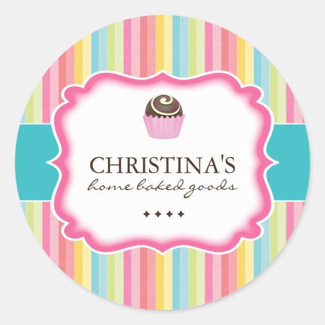Cake Balls - Packaging Stickers (Front)