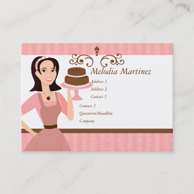 Cake Beauty Business Card (Front)