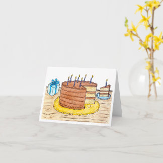 Cake & Candles Card