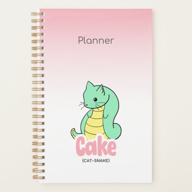 Cake (Cat + Snake) Pink Agenda (Front)