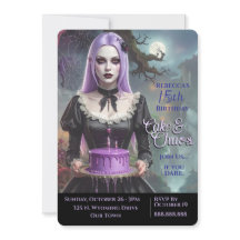 Cake & Chaos, Purple Goth Teen Girl Birthday